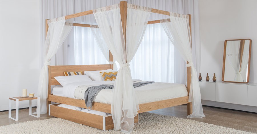 four poster bed and mattress nfm